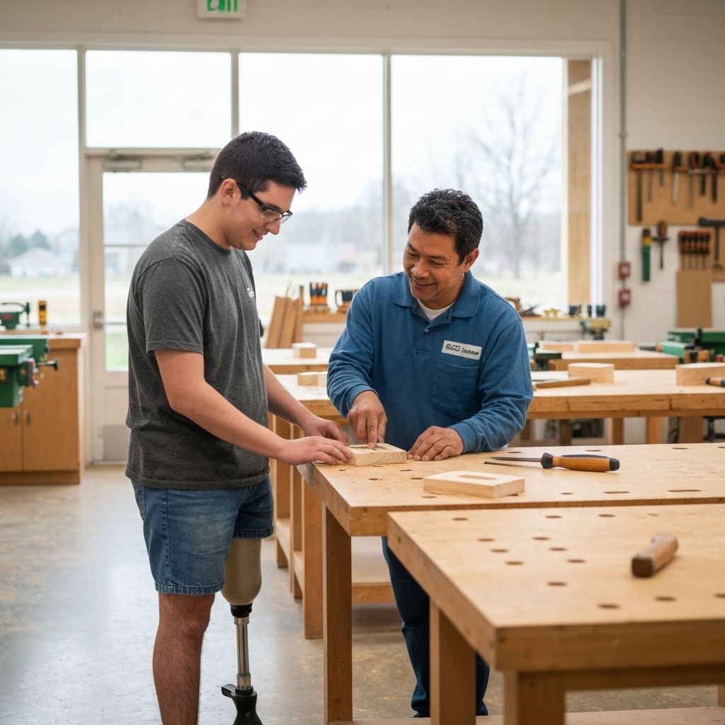 Individual participating in employment training